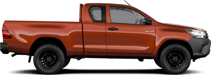 Toyota Hilux - Versão Trabalho 4x2 - Cabina Extra Caixa Metálica