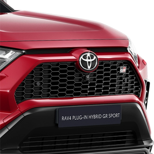 Górny przedni grill lakierowany w kolorze czarnym 0