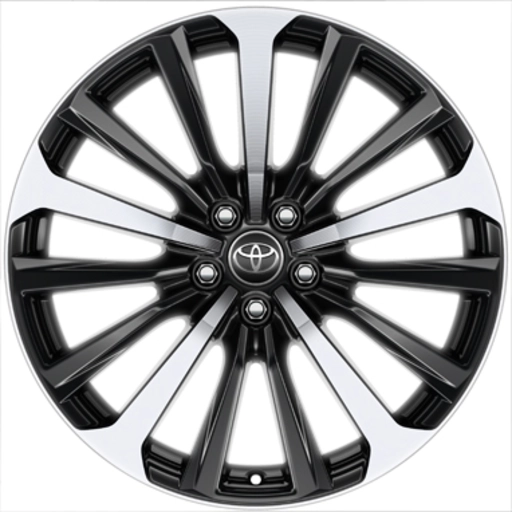 20" ალუმინის დისკები, რუხი დამუშავებული ზედაპირით და 10 ქიმით 0