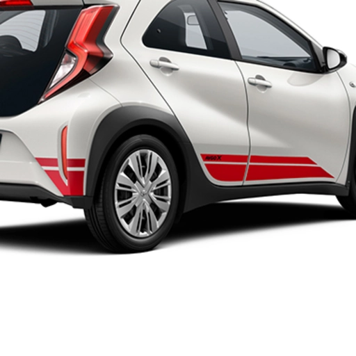 Kit stickers latéraux et arrière - rouge 0