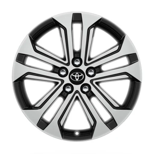 Kevytmetallivannesarja 18", koneistettu musta 0