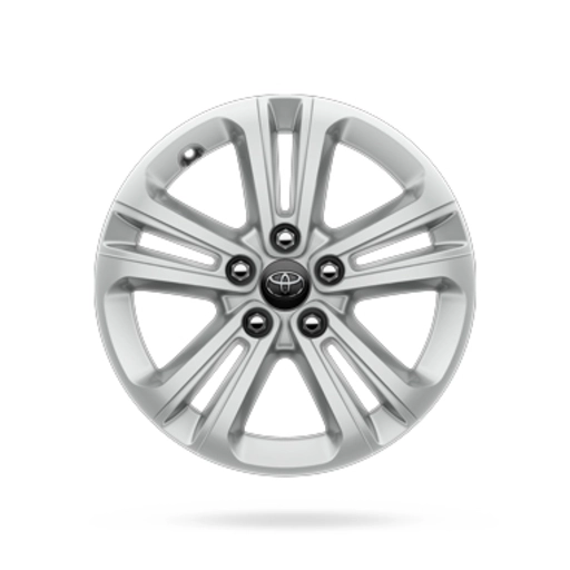 16" 5-double spoke silver alloy wheel 0