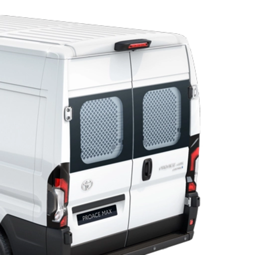 Δίχτυ προστασίας παραθύρων για οπίσθια πόρτα swing out, με υαλοκαθαριστήρες 0