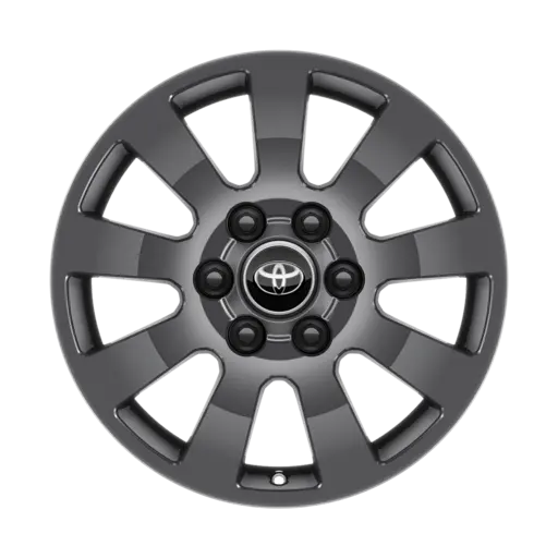 18 düym ölçülü donuq boz rəngli yüngül lehimli disklər (9 dəndənəli), 265/65 R18 şinlərlə 0