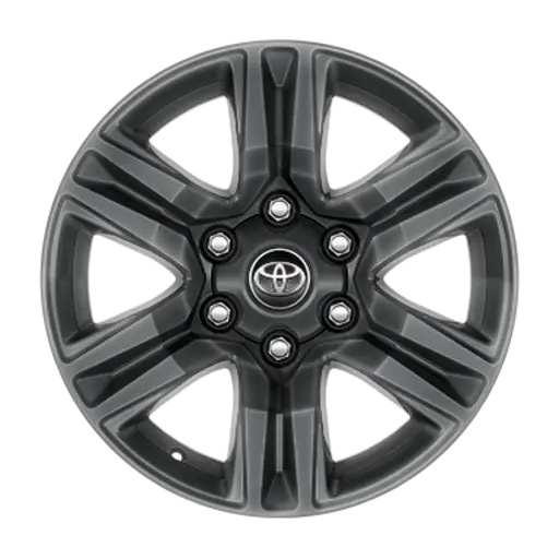 17-դյույմանոց մուգ մոխրագույն ալյումինե անվասկավառակներ, դիզայնը՝ 6 կրկնաճաղ 0