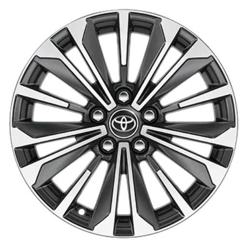 17" black machined-face alloy wheels (5-double-spoke) 0