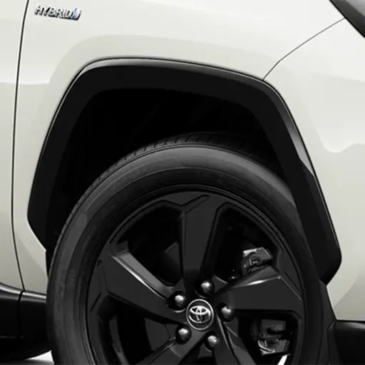 Moldura da cava de roda em preto metalizado 0