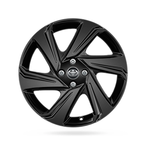 Kevytmetallivannesarja 17", kiiltävä musta 0