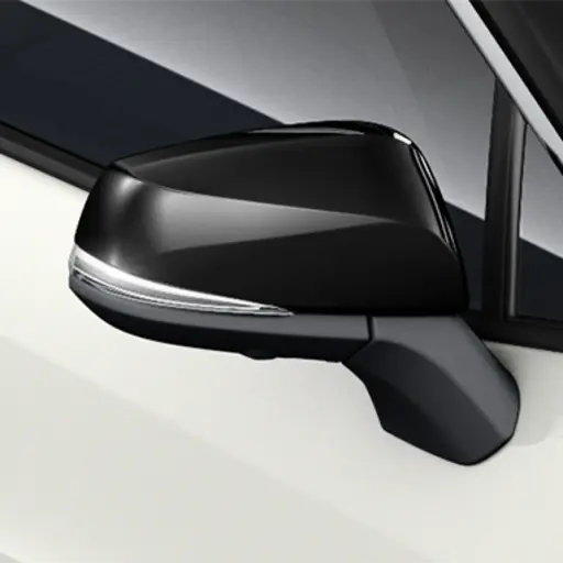 Espelhos retrovisores exteriores em preto metalizado 0