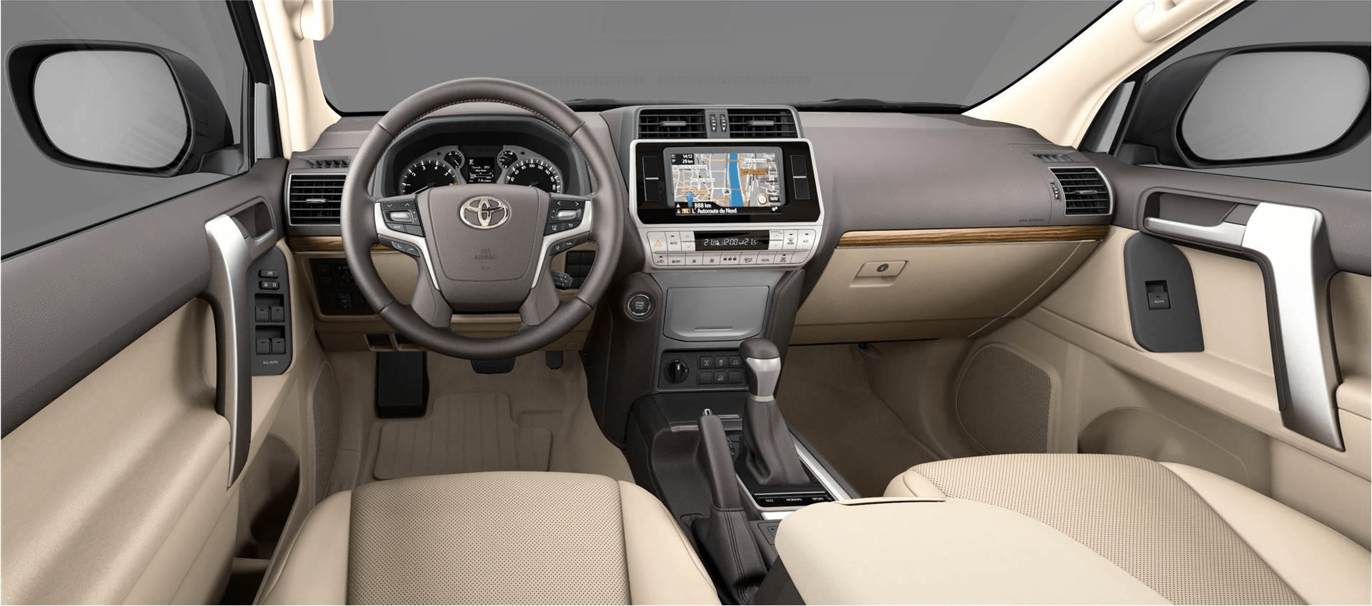 Toyota land cruiser салон