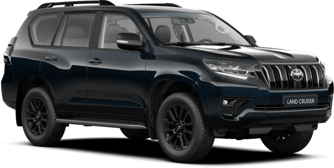 Toyota land cruiser черная