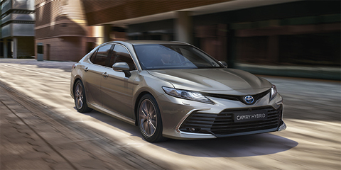 Toyota Camry Hybrid. Luxury sedan.